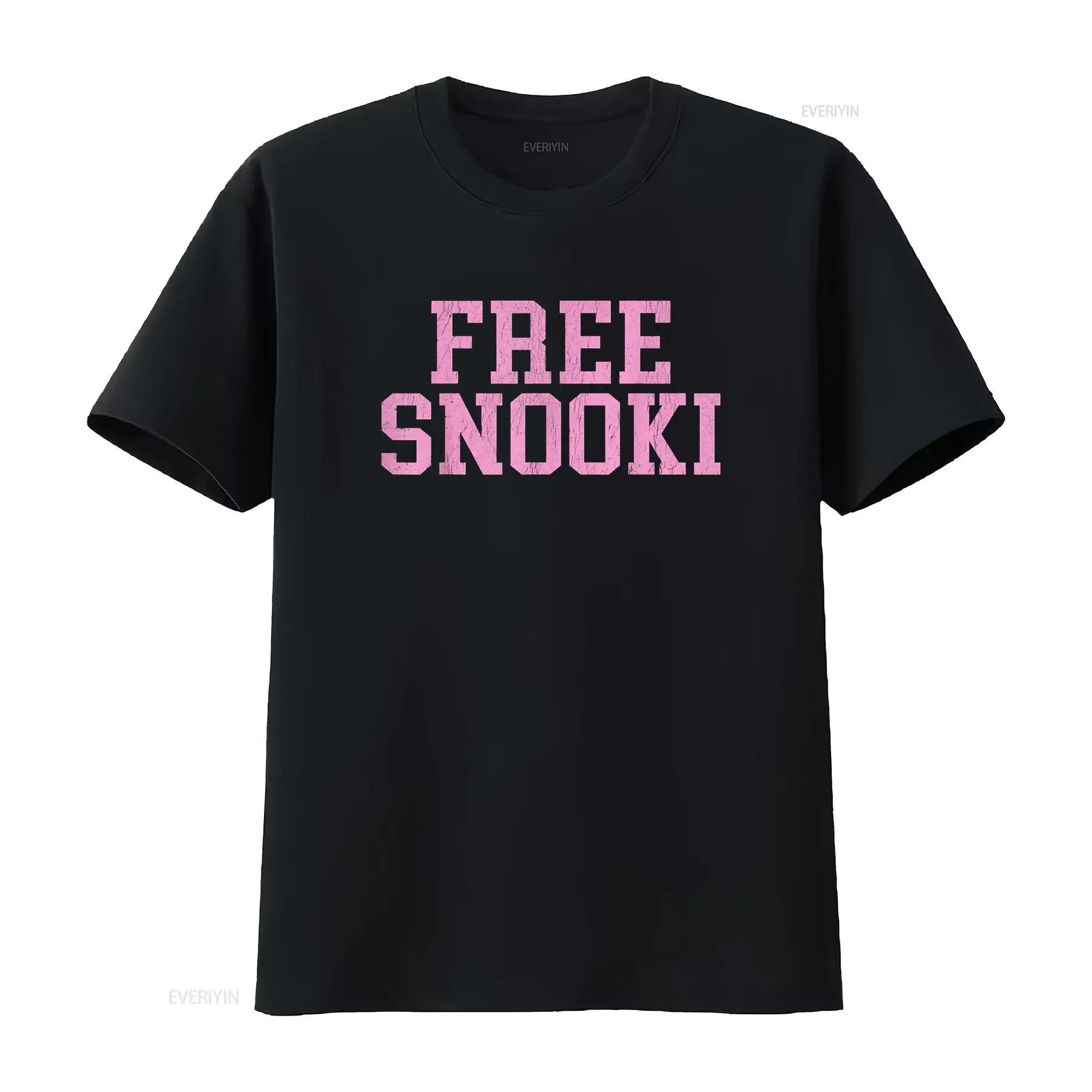 Tee Graphic Print - Kostenloses Snooki-T-Shirt im Vintage-Stil, gewaschen, stilvoll,