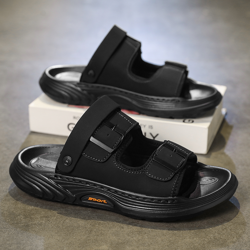Plattform-Leder-Herren-Slipper – Flip Flop Leather Men Bewertung und Preis