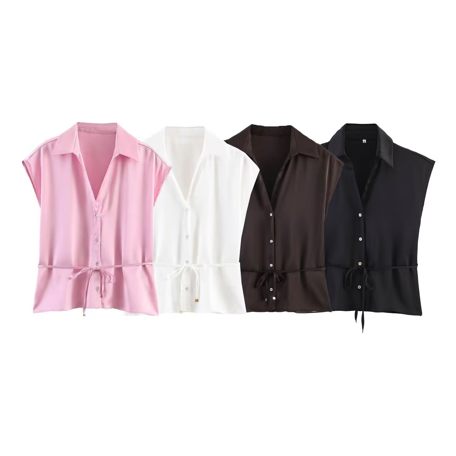 Willshela Damenmode mit Gürtel – Shirt Camp Collar Bewertung und Preis