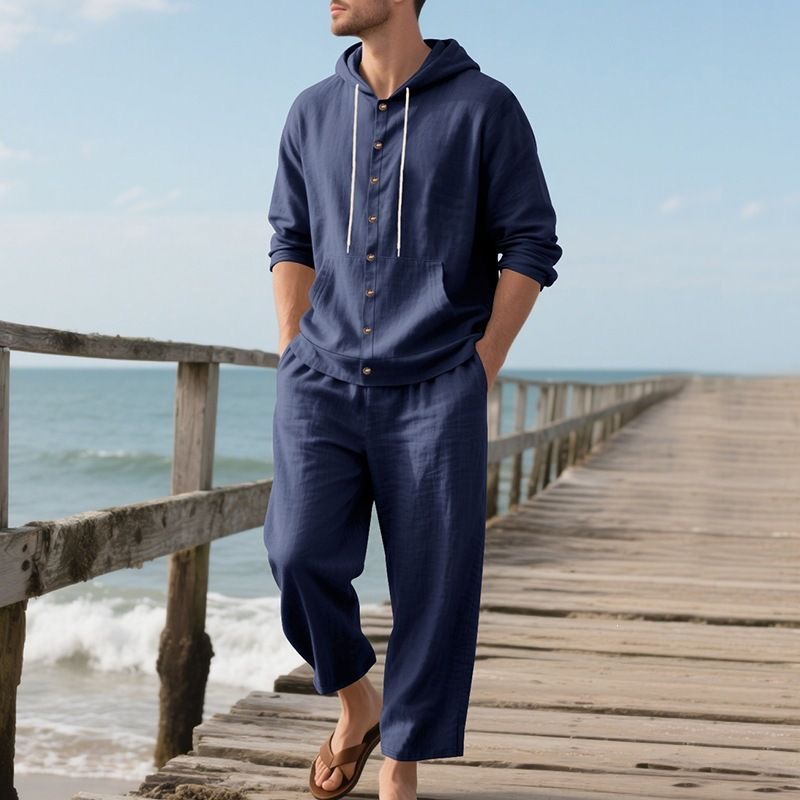 Herren Leinen Strand-Set Somme – Linen Shirt Breathable Bewertung und Preis
