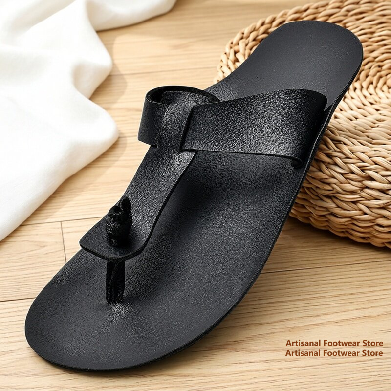 Herren Retro Leder Flip-Flops  – Flip Flop Leather Men Bewertung und Preis